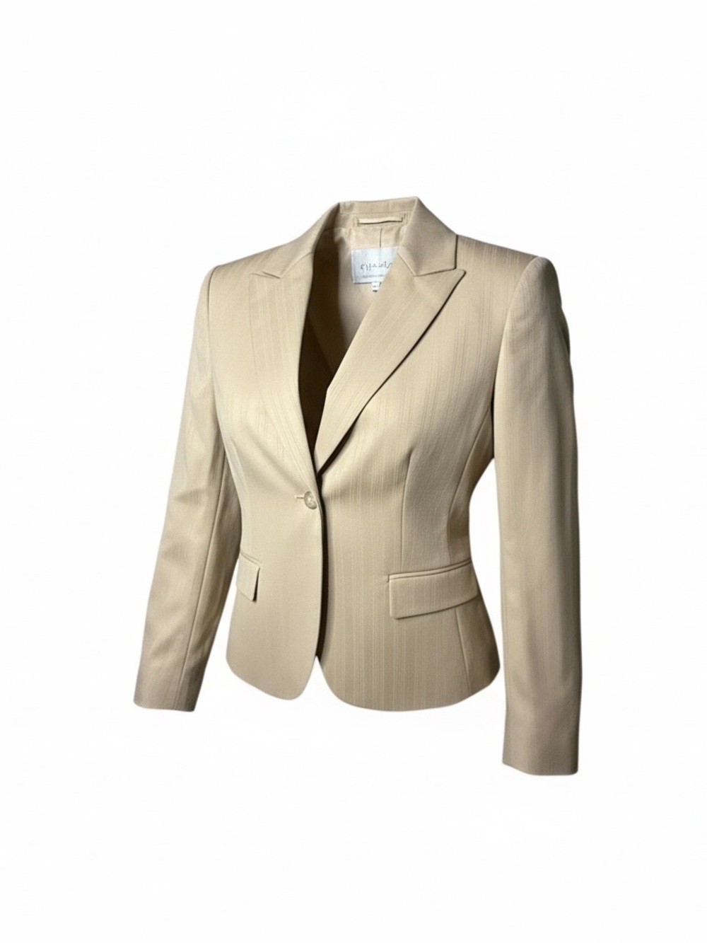 Structured Cream Tailored Blazer - Women’s Professional Jacket